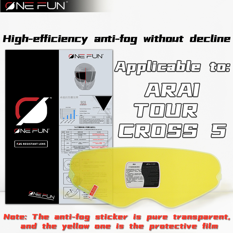 Motorcycle Helmet Anti Fog Pinlock Shield - TOUR CROSSV 5 Motosiklet Ralli Kaskı