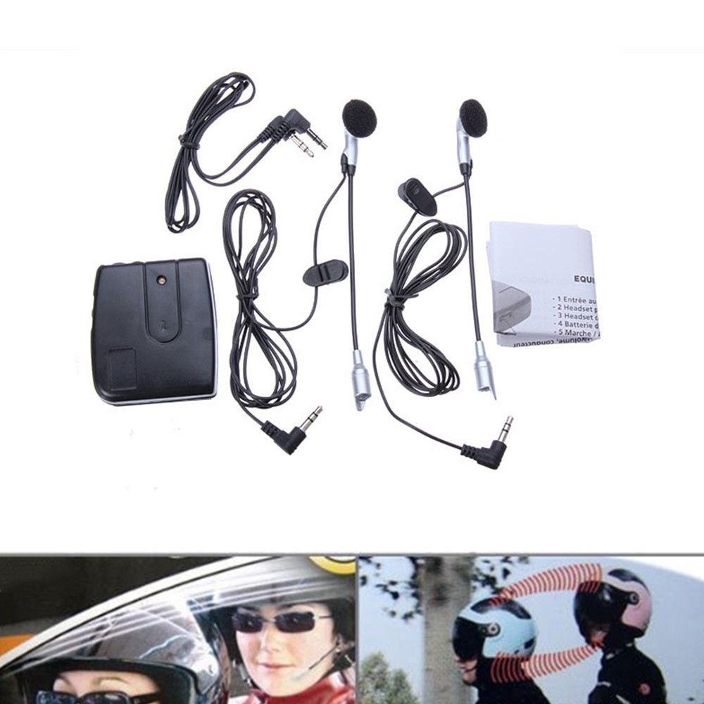 Universal Motorcycle Helmet Intercom Headset - Motosiklet kask kask Communicator sistemi 2