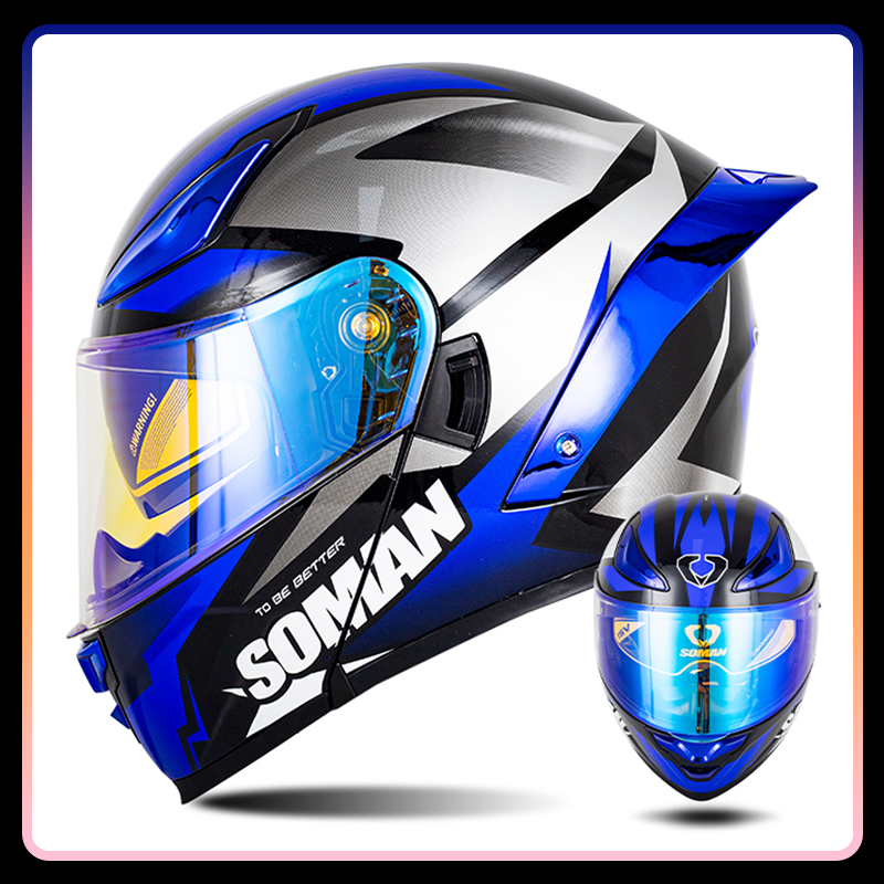 DOT Onaylı Tam Yüz Motosiklet  - Modular Flip Up Motorcycle Helmet Dot Approved incelemesi ve fiyatı