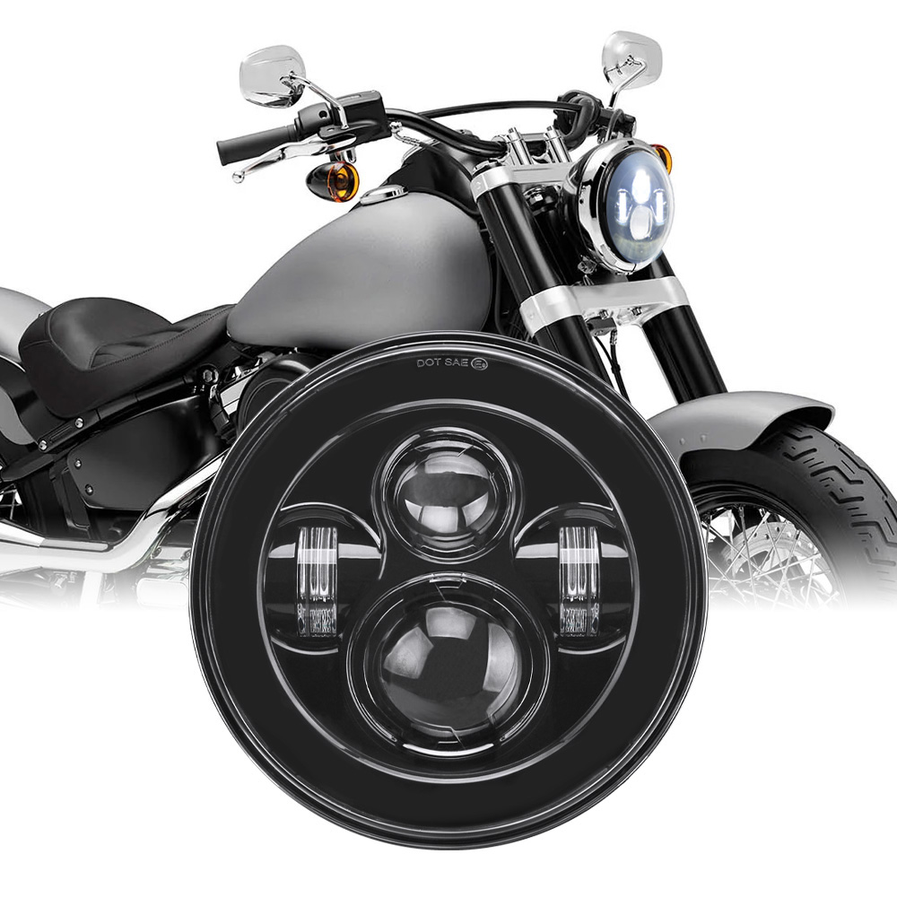 Evrensel 7 Inç LED Far DRL H4  - Universal Motorcycle Led Headlight Projector incelemesi ve fiyatı