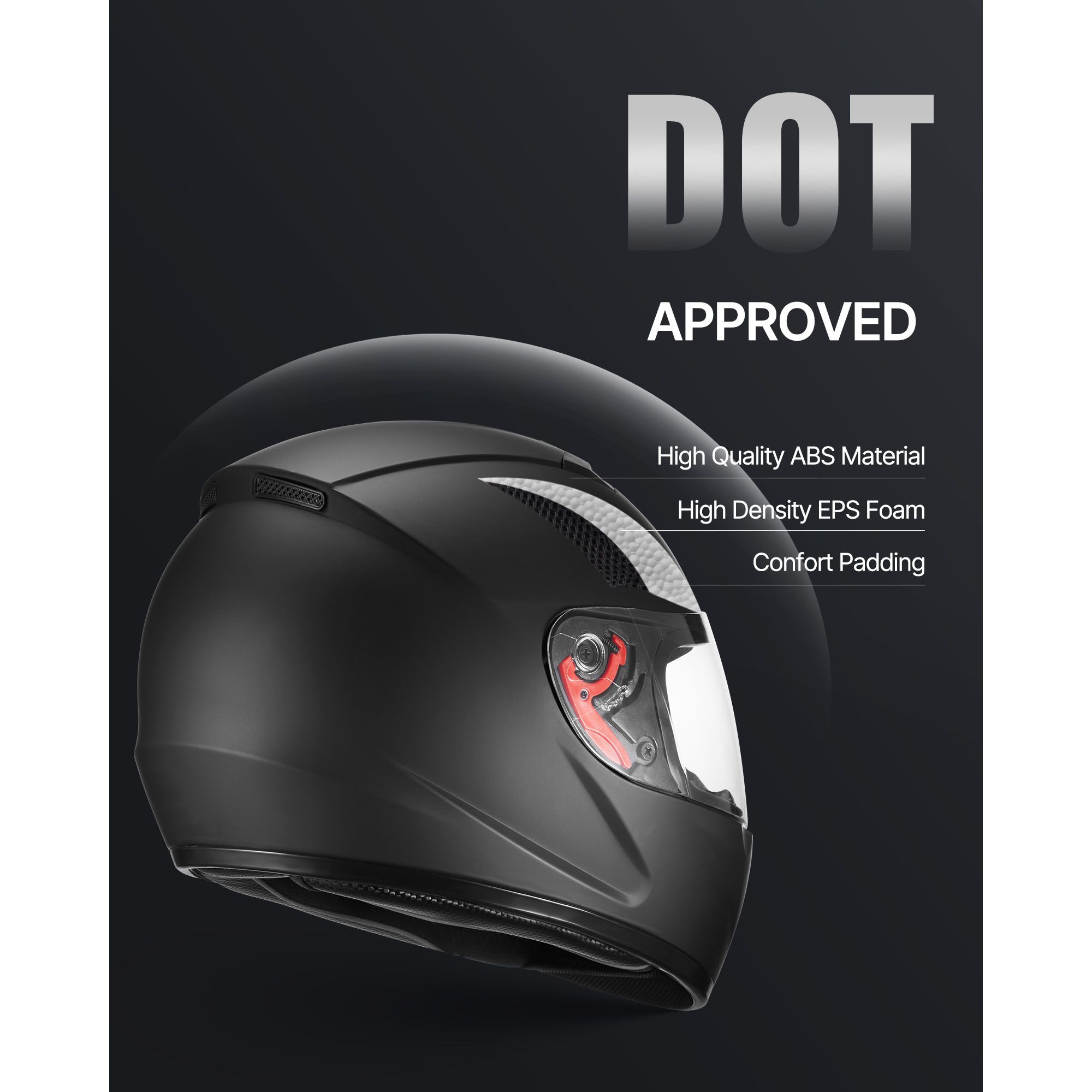 Motosiklet Kaskı, Tam Yüz, Yet - Dual Visor Motorcycle Racing Helmet incelemesi ve fiyatı