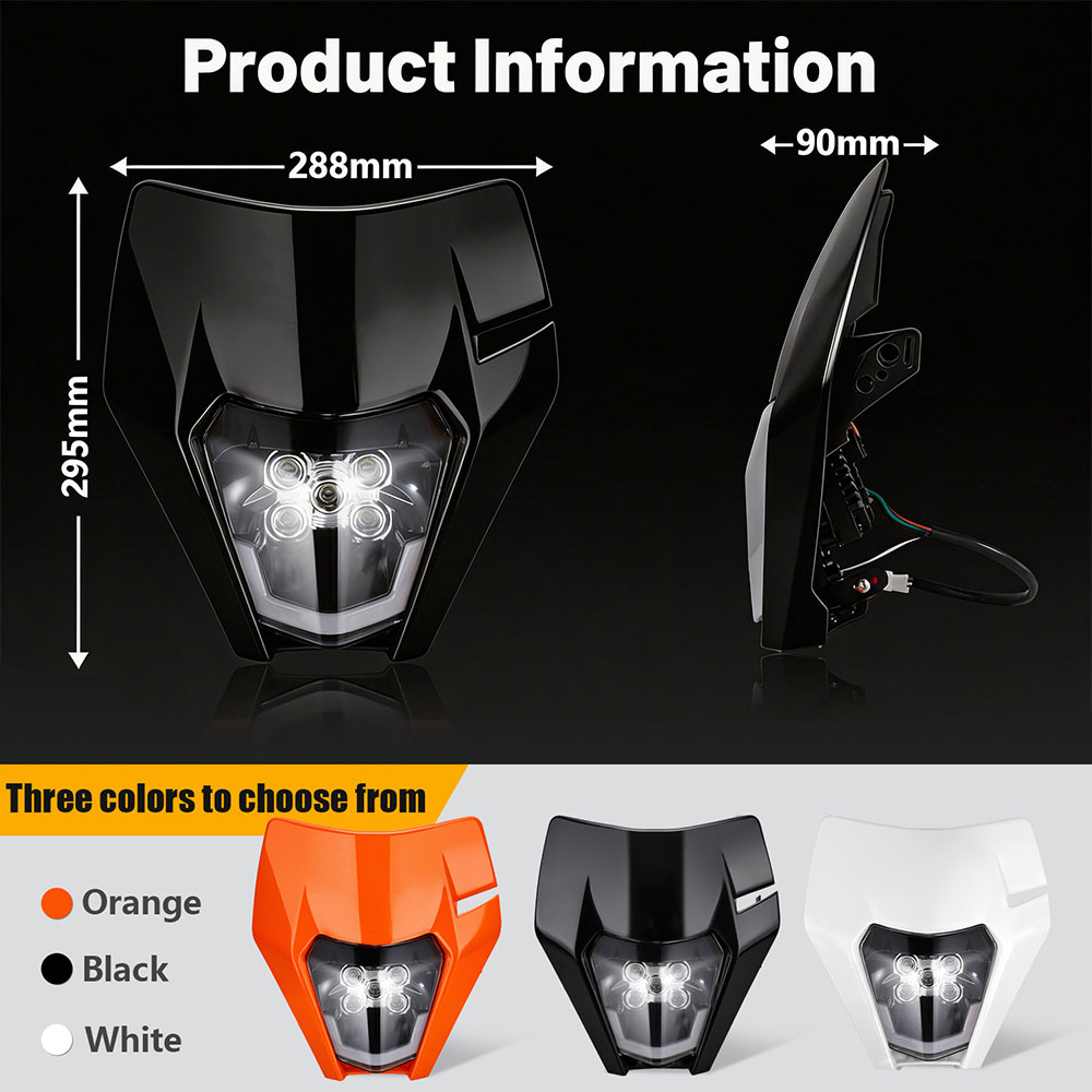 5 LED'li Far Lambası, KTM SX S - Universal Motorcycle Led Headlight Projector incelemesi ve fiyatı
