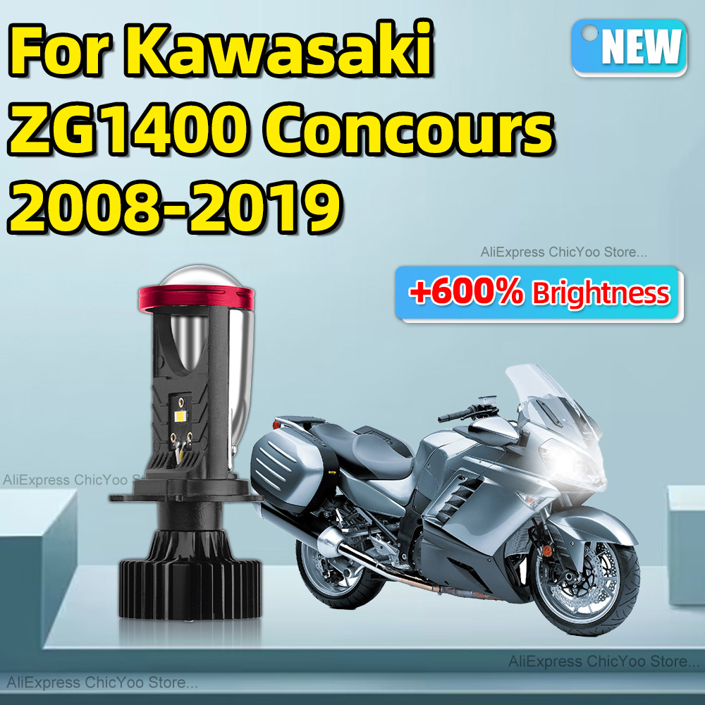 Kawasaki ZG1400 Concours için  - Universal Motorcycle Led Headlight Projector incelemesi ve fiyatı