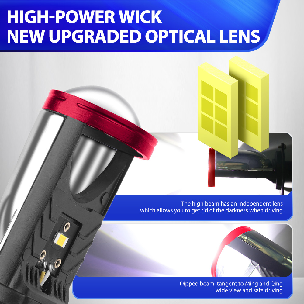 Kawasaki ZG1400 Concours için  - Universal Motorcycle Led Headlight Projector incelemesi ve fiyatı