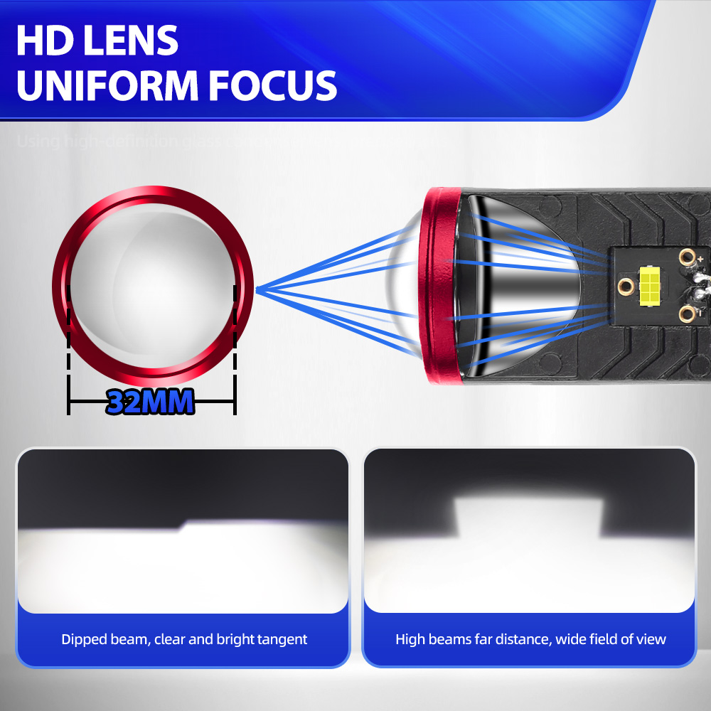 Kawasaki ZG1400 Concours için  - Universal Motorcycle Led Headlight Projector incelemesi ve fiyatı