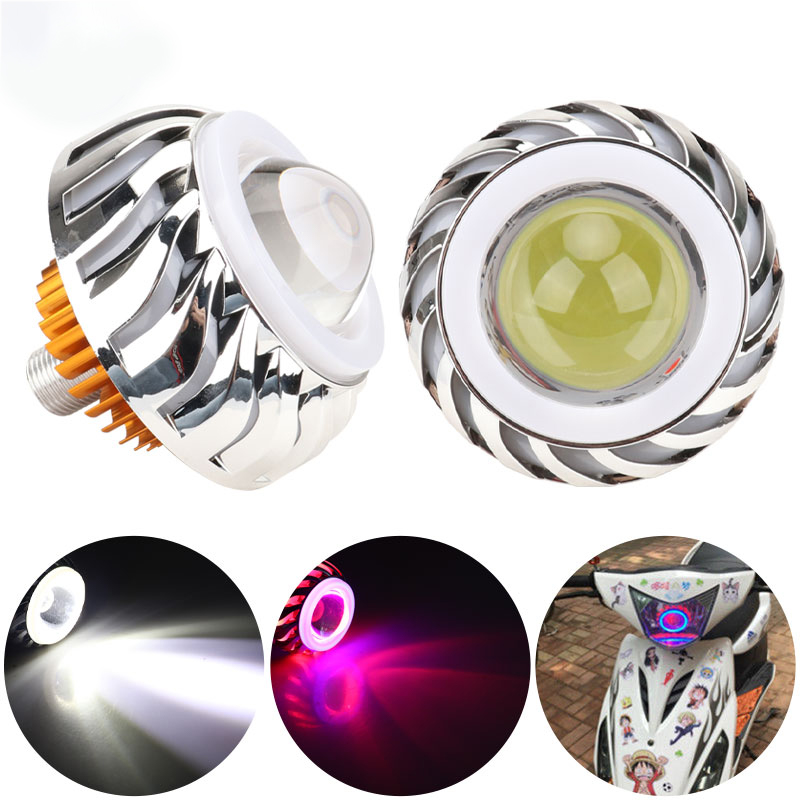 1 adet Motosiklet Farı Çift Ha - Universal Motorcycle Led Headlight Projector incelemesi ve fiyatı