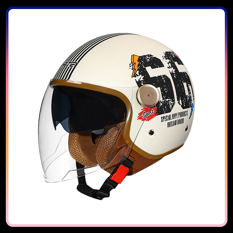 DOT Onaylı Retro Yarı açık Kas - Vintage Open Face Retro Helmet incelemesi ve fiyatı