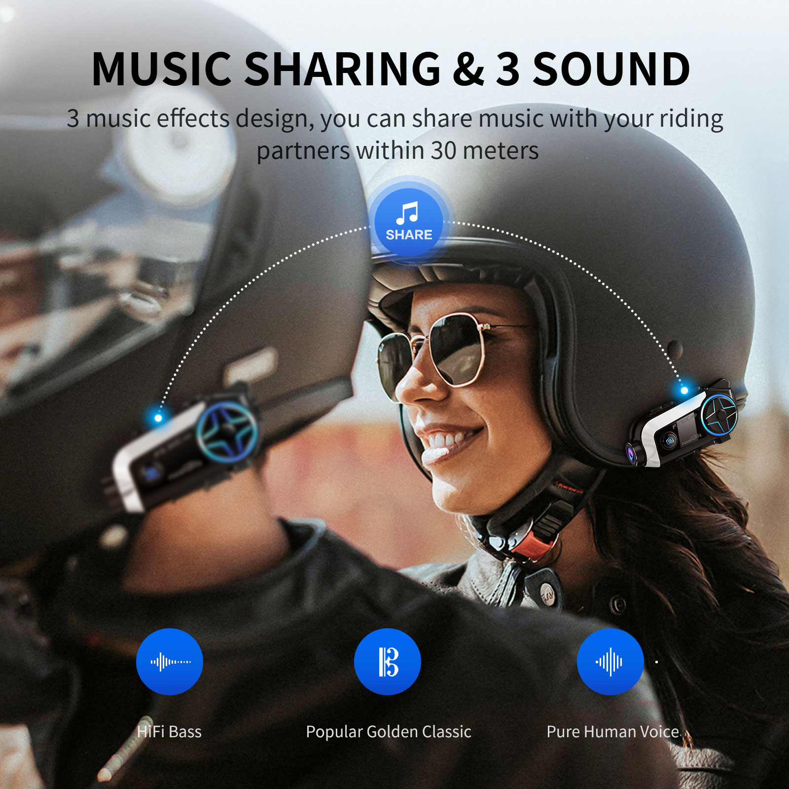 Fodsports FX30C PRO Motosiklet - Universal Motorcycle Helmet Intercom Headset incelemesi ve fiyatı