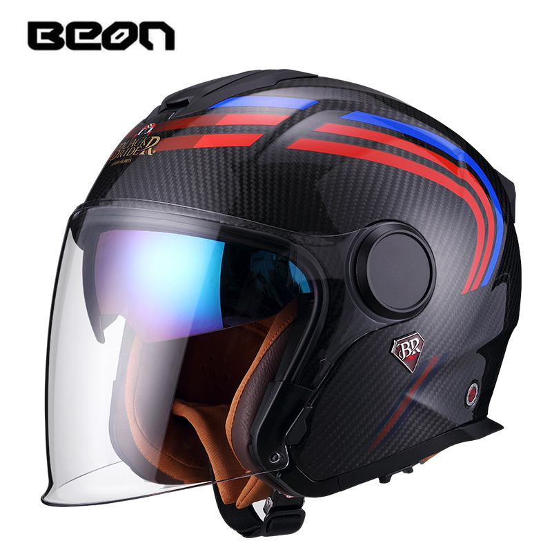 BEON BR23 Karbon Fiber 3/4 Açı - Carbon Fiber Lightweight Motorcycle Helmet incelemesi ve fiyatı