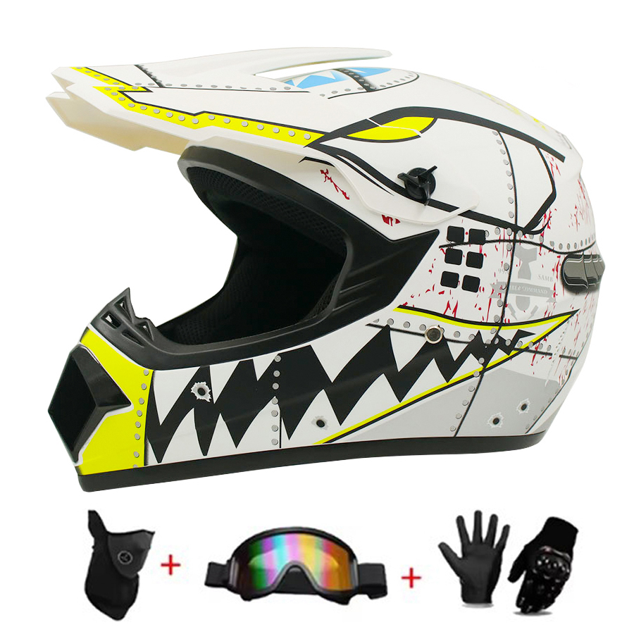 Motokros ve Off-Road Kask Seti - Off Road Motocross Helmet Goggles Set incelemesi ve fiyatı