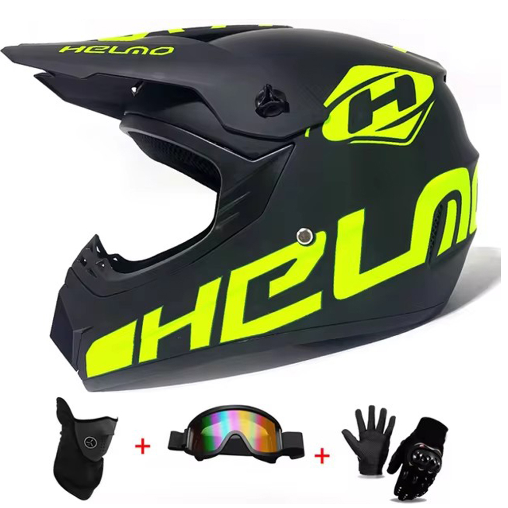 Motokros ve Off-Road Kask Seti - Off Road Motocross Helmet Goggles Set incelemesi ve fiyatı
