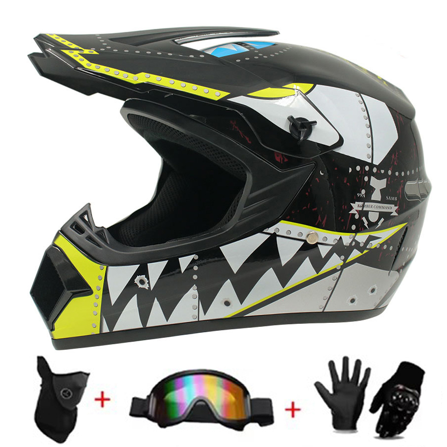 Motokros ve Off-Road Kask Seti - Off Road Motocross Helmet Goggles Set incelemesi ve fiyatı