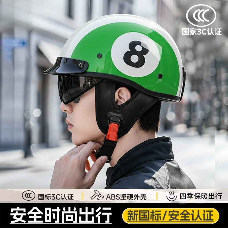 Vintage Açık Yüz Motosiklet Ka - Vintage Open Face Retro Helmet incelemesi ve fiyatı