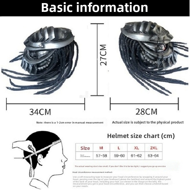 Airo Yeni Özel Predator Tam Yü - Custom Predator Motorcycle Helmet incelemesi ve fiyatı