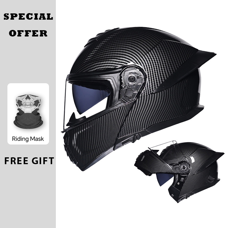 Motosiklet Kalkar Vizörlü Kask - Dual Visor Motorcycle Racing Helmet incelemesi ve fiyatı