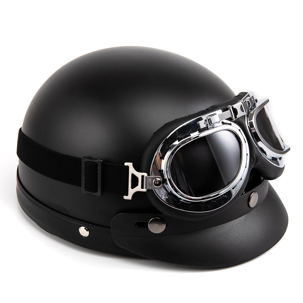 Motosiklet Kaskı Açık Yüz Retr - Vintage Open Face Retro Helmet incelemesi ve fiyatı