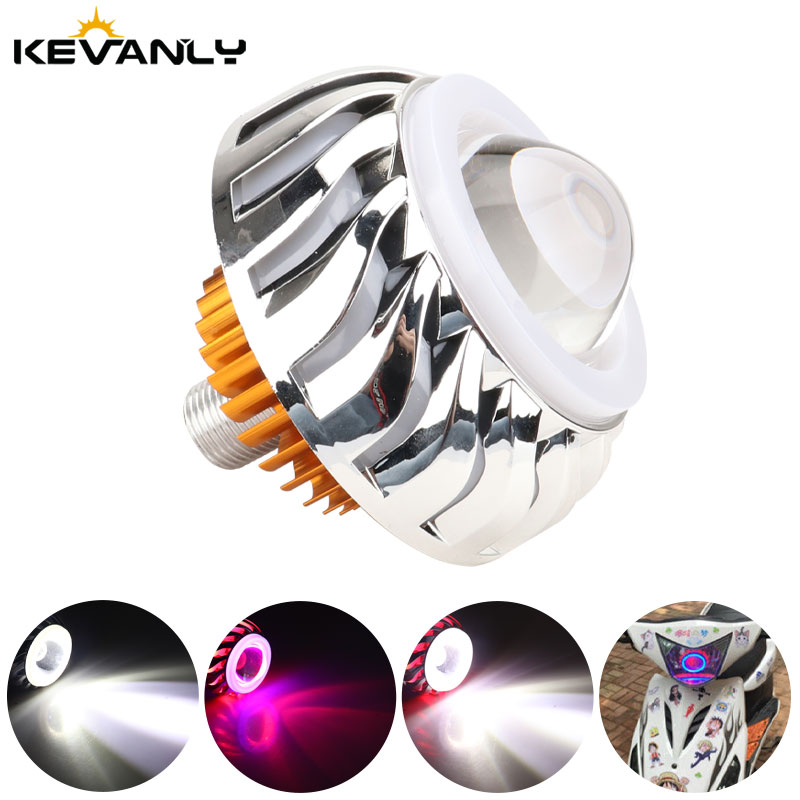 1 adet araba motosiklet far çi - Universal Motorcycle Led Headlight Projector incelemesi ve fiyatı