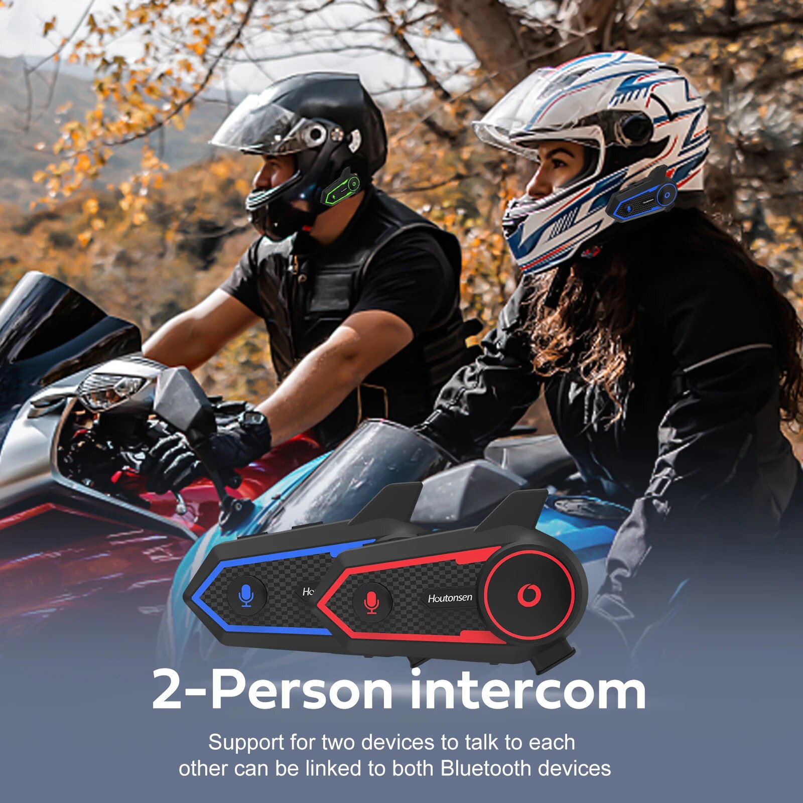 Houtonsen S6 artı motosiklet k - Universal Motorcycle Helmet Intercom Headset incelemesi ve fiyatı