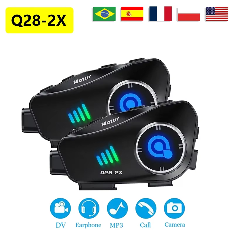 Yeni Q28-2X Motosiklet Kaskı B - Universal Motorcycle Helmet Intercom Headset incelemesi ve fiyatı